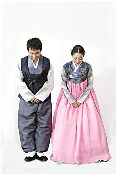 伴侣,韩国人,传统服装