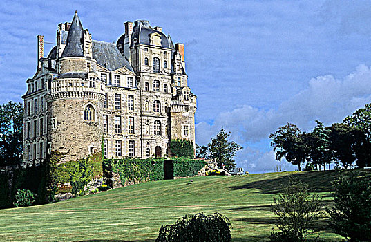 法国,曼恩-卢瓦尔省,安茹,城堡