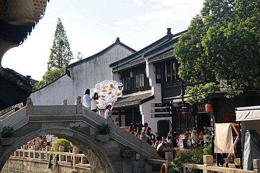 平湖风光,西瓜灯文化节