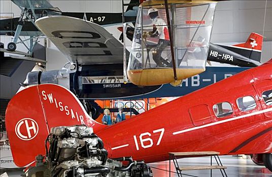 瑞士运输博物馆,航空,飞机,瑞士