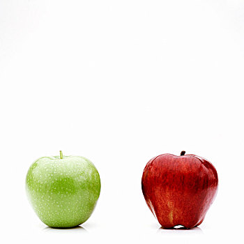 两个,不同,苹果