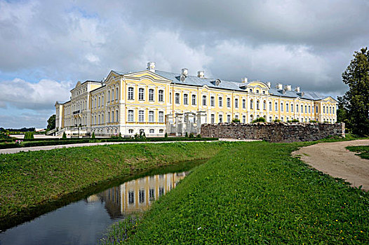 城堡,花园,巴洛克,宫殿,拉脱维亚,波罗的海国家,欧洲