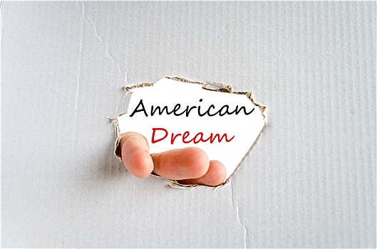美国梦,文字,概念