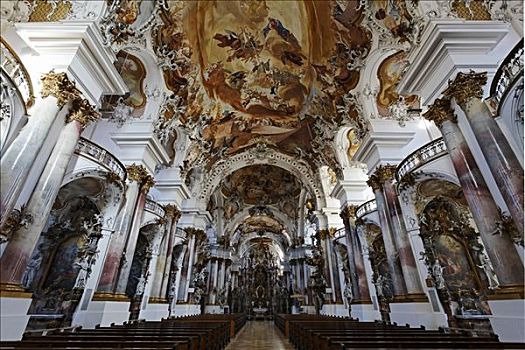 教堂中殿,大教堂,巴登符腾堡,德国,欧洲