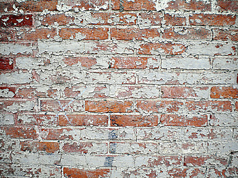 老化红砖墙背景