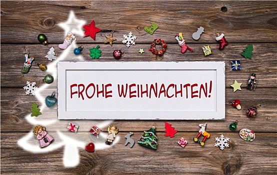 贺卡,圣诞节,德国,文字,圣诞快乐,彩色,装饰,小型