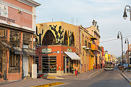 城镇,龙舌兰,墨西哥