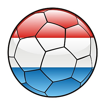 卢森堡,旗帜,足球