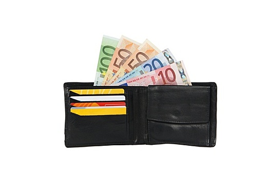 皮夹,钱,信用卡