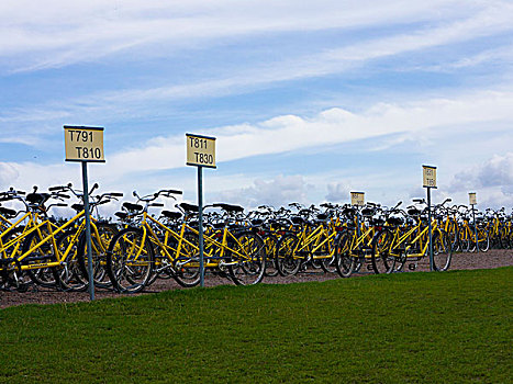 瑞典,排,自行车,岛屿