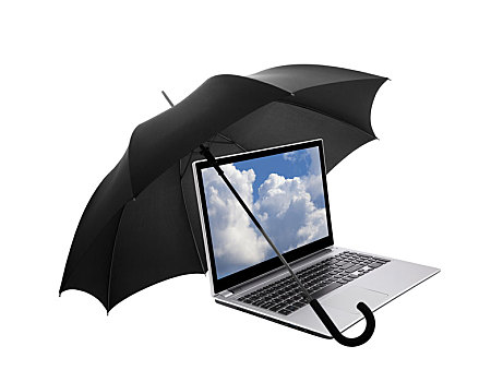 笔记本电脑,防护,伞