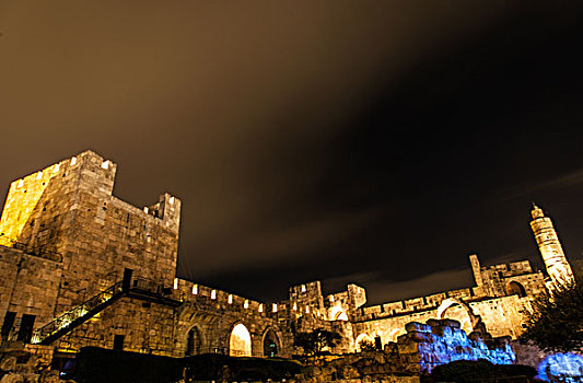 耶路撒冷夜景