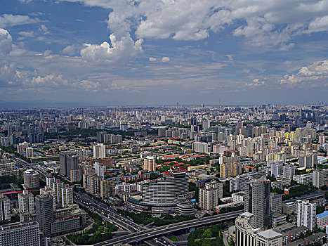 北京城市全景