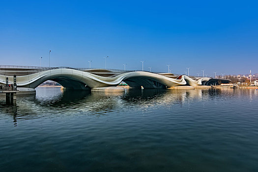 北京市通州区大运河北关大桥建筑