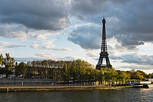 埃菲尔铁塔,塞纳河,巴黎,法国