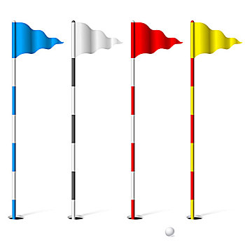 高尔夫,旗帜