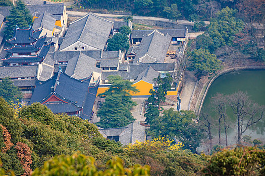 俯瞰,全景,俯视,塔,寺院