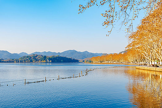 杭州西湖秋景