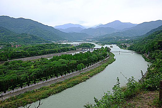 中国四川成都都江堰水利工程