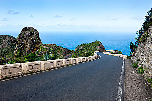 道路,特内里费岛,加纳利群岛,西班牙,欧洲