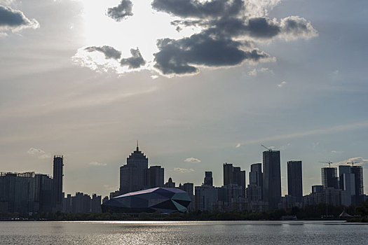 沈阳城市风光浑河沿岸