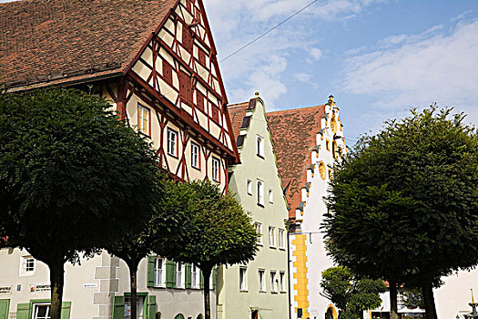 中世纪,城镇,巴伐利亚,德国