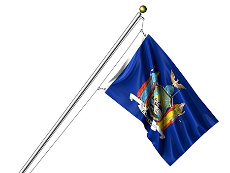隔绝,纽约,旗帜