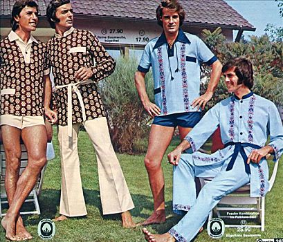 和服,风格,睡衣,70年代