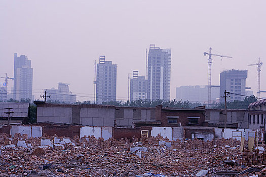 特写,城市街道,垃圾,城市,环境恶劣