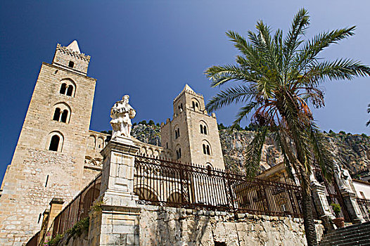 意大利,西西里,切法卢,中央教堂,大教堂,13世纪