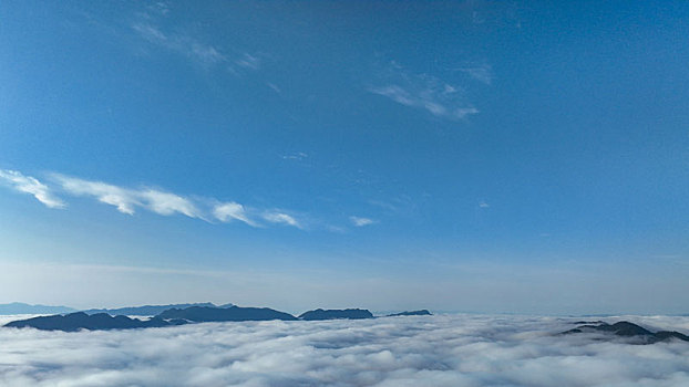 重庆酉阳,雨后浓雾又见,酉阳蓝