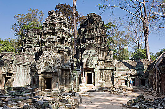 伯翰姆神庙,吴哥,庙宇,收获,柬埔寨,印度支那,东南亚