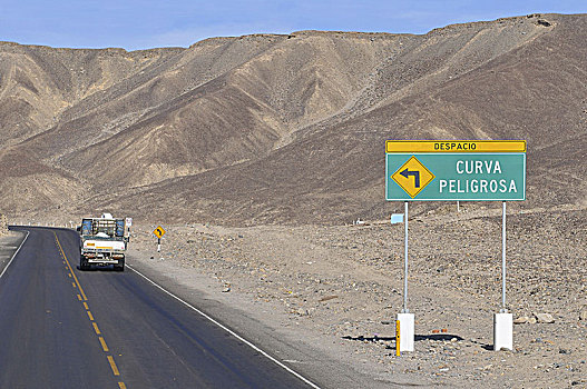 秘鲁,卡车,美洲,公路