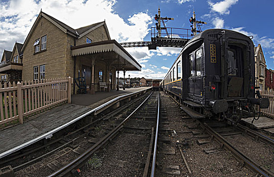 列车,车站,彼得伯勒,英格兰