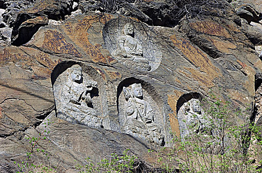 北京门头沟石佛村摩崖造像