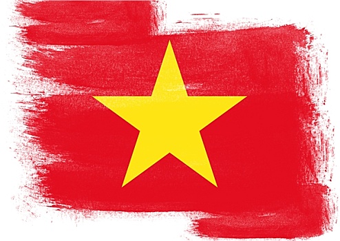 旗帜,越南,涂绘,画刷