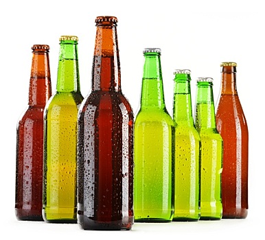 瓶子,啤酒,隔绝,白色背景,背景