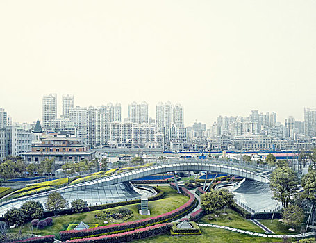 风景,上海,天际线