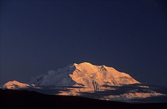 顶峰,麦金利山,德纳里峰国家公园,阿拉斯加,美国