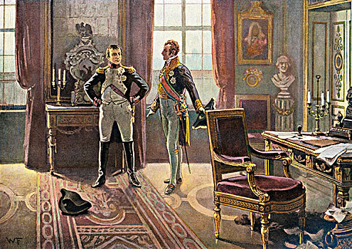 拿破仑,王子,会面,德累斯顿,六月,历史,弗雷德里克