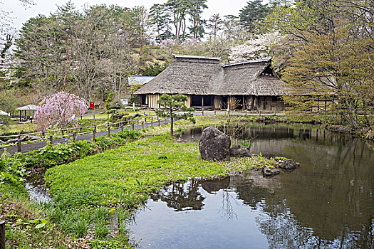 民俗,乡村,岩手县,日本