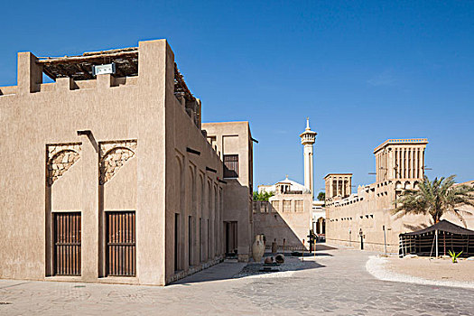 阿联酋,迪拜,柏迪拜,历史,地区,传统,建筑