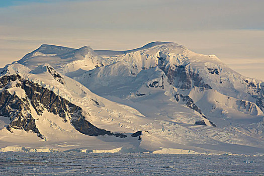 南极,南极半岛,靠近,阿德莱德,岛屿,雪山