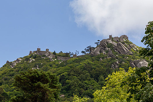 历史,要塞,上面,山