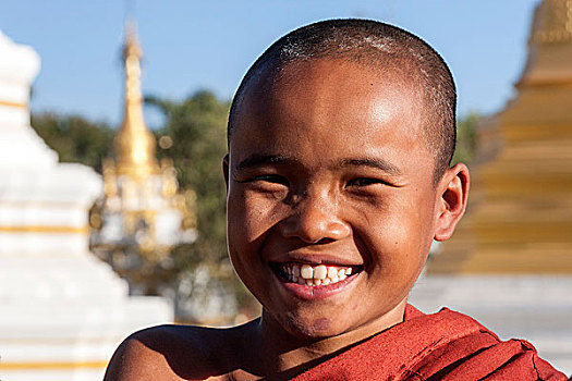 新信徒,寺院,学校,头像,卡劳,掸邦,缅甸,亚洲