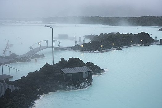 蓝色泻湖,地热,水疗,冰岛