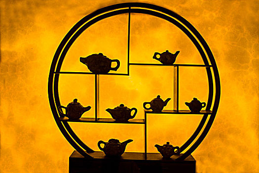 茶壶,古董架,根雕