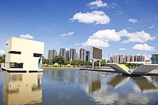 深圳市宝安区中心区景观