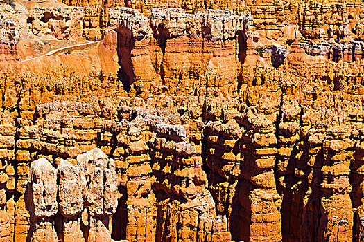 砂岩,怪岩柱,尖顶,顶峰,落日,布莱斯峡谷国家公园,犹他,美国