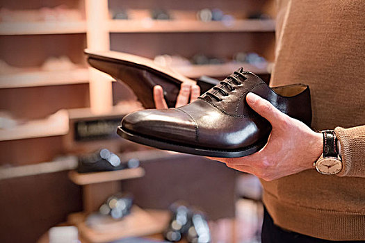 商务人士,浏览,正装鞋,男装,店
